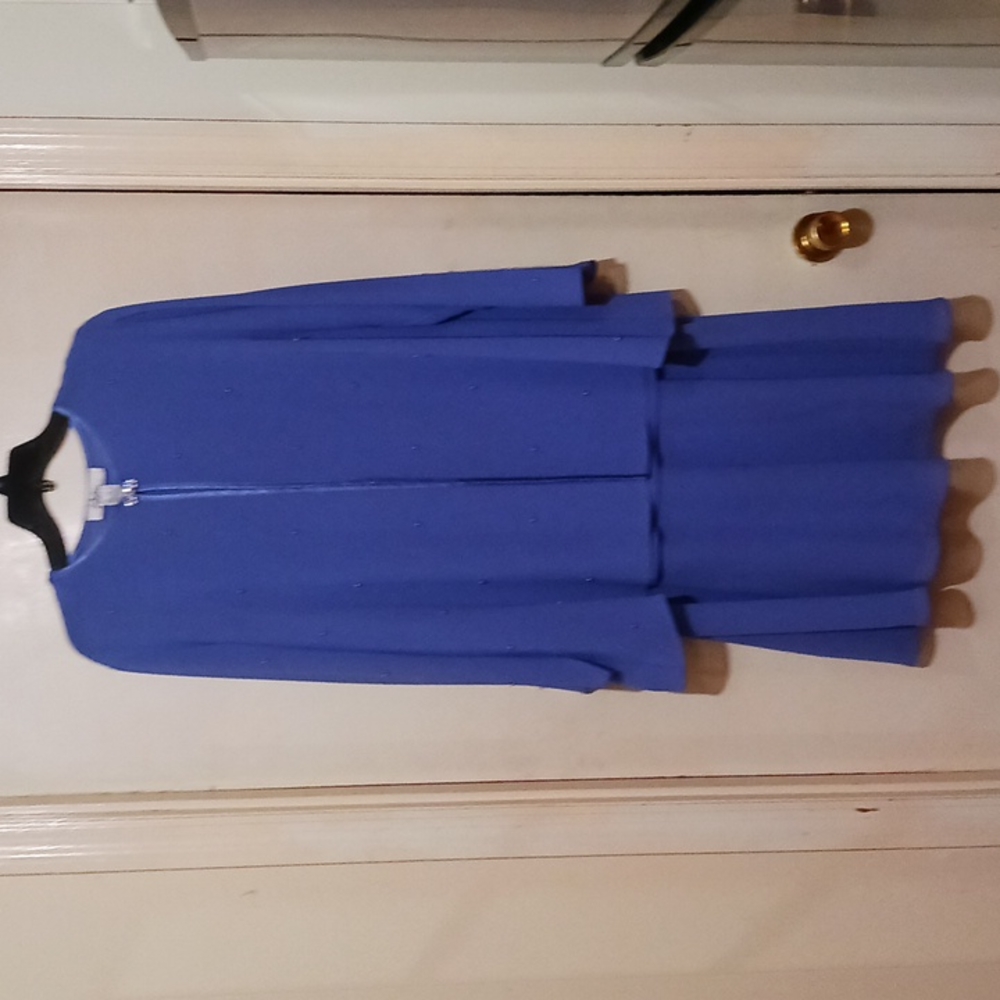 Dress by Patra. Size 18 Color is Periwinkle.